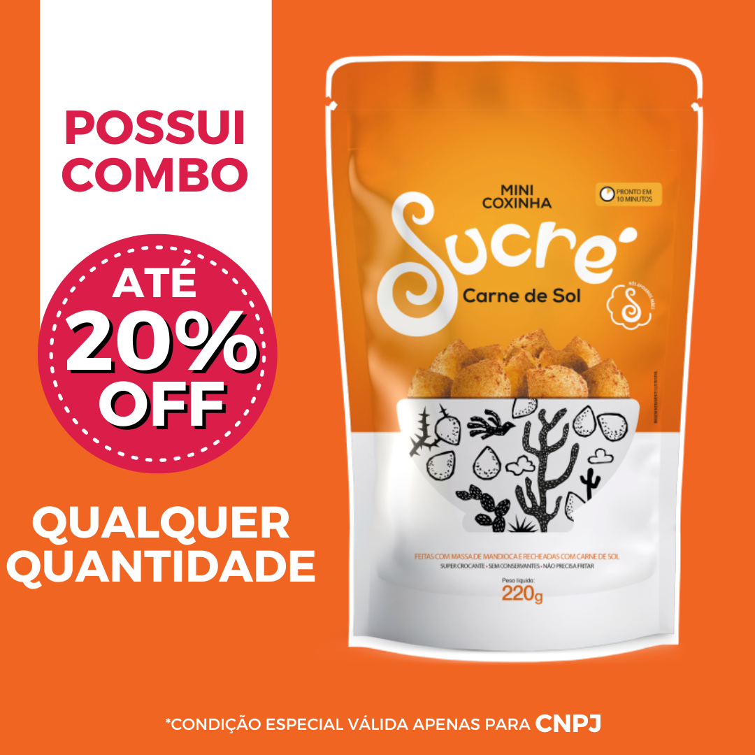 Coxinha Carne de Sol 220g - Sucré